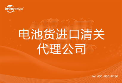 電池貨進(jìn)口清關(guān)代理公司
